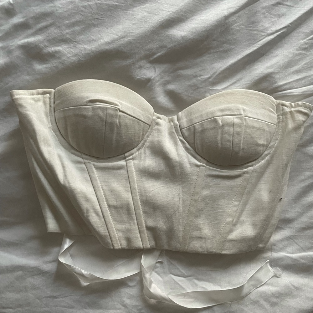 Shein Corset Top XS White